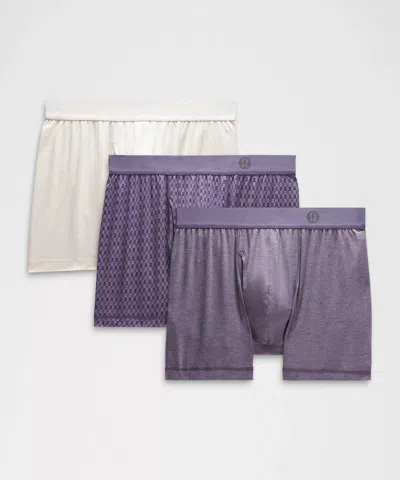 Lululemon Always In Motion Boxer With Fly 5" 3 Pack In Multi