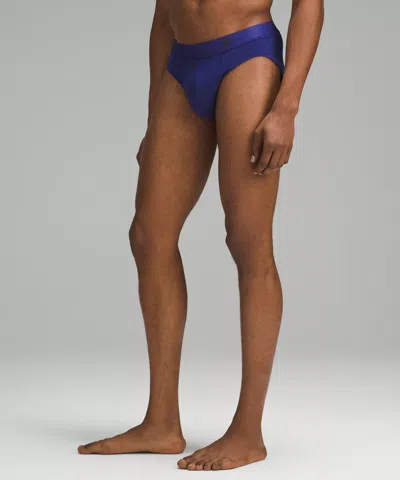 Lululemon Always In Motion Briefs With Fly In Blue