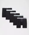 Lululemon Always In Motion Long Boxer 7" 5 Pack