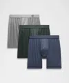 Lululemon Always In Motion Long Boxers 7" 3 Pack