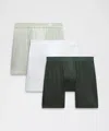 Lululemon Always In Motion Long Boxers 7" 3 Pack