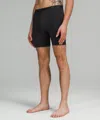 Lululemon Always In Motion Long Boxer 7" 3 Pack In Black
