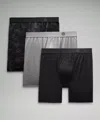 Lululemon Always In Motion Long Boxers 7" 3 Pack In Multi
