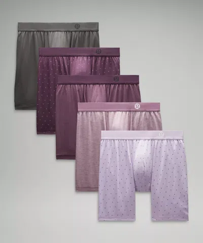 Lululemon Always In Motion Long Boxers 7" 5 Pack