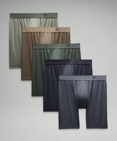 Lululemon Always In Motion Long Boxers 7" 5 Pack