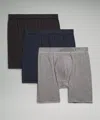 Lululemon Always In Motion Long Mesh Boxers 7" 3 Pack