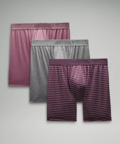 Lululemon Always In Motion Long Mesh Boxers 7" 3 Pack