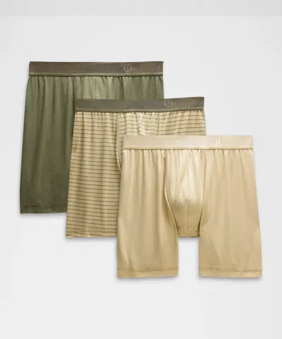 Lululemon Always In Motion Long Mesh Boxer 7" 3 Pack