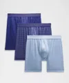 Lululemon Always In Motion Long Mesh Boxers 7" 3 Pack In Animal Print