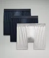 Lululemon Always In Motion Mesh Boxers 5" 3 Pack In Multi