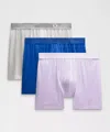 Lululemon Always In Motion Mesh Boxers 5" 3 Pack