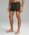 Lululemon Always In Motion Mesh Boxers 5" In Brown