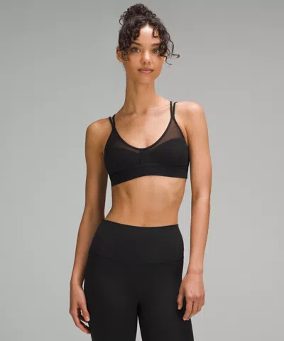 Lululemon Anew Bra Light Support, A/b Cup In Black