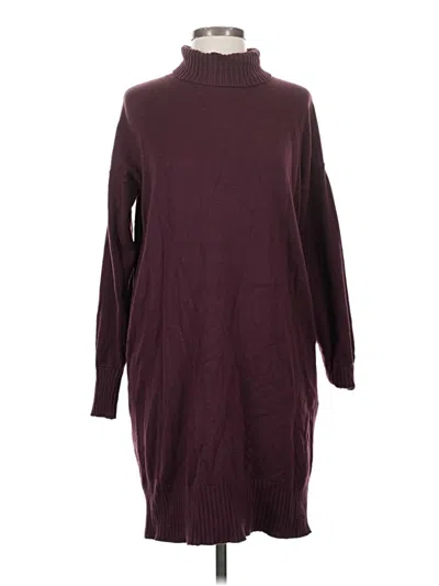 Pre-owned Lululemon Athletica Active Dress In Burgundy