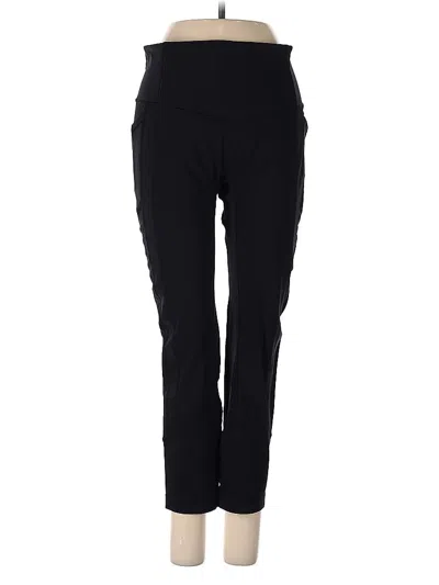Pre-owned Lululemon Athletica Active Pants In Black
