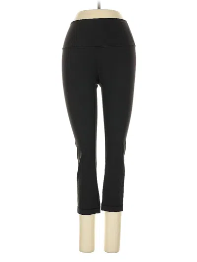 Pre-owned Lululemon Athletica Active Pants In Black