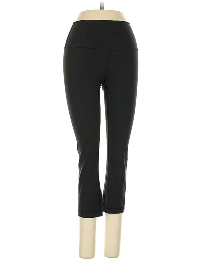 Pre-owned Lululemon Athletica Active Pants In Black