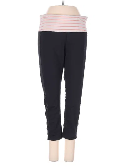 Pre-owned Lululemon Athletica Active Pants In Black