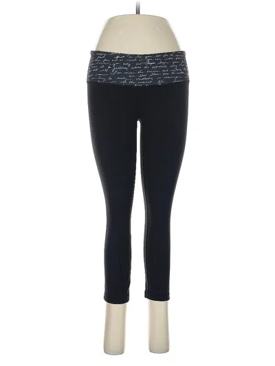 Pre-owned Lululemon Athletica Active Pants In Black