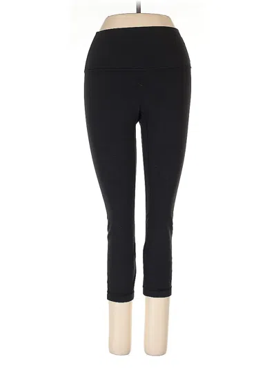 Pre-owned Lululemon Athletica Active Pants In Black
