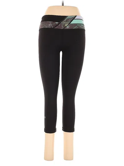 Pre-owned Lululemon Athletica Active Pants In Black
