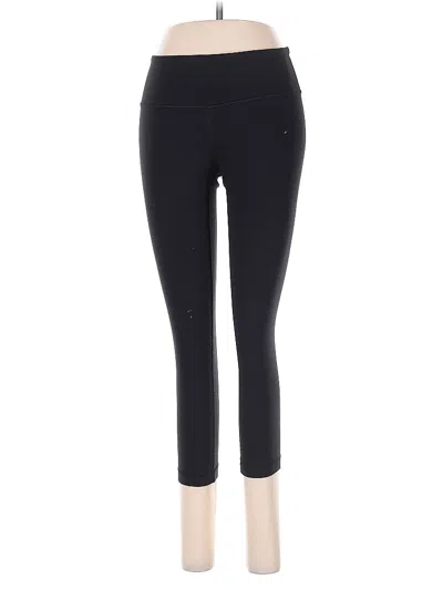 Pre-owned Lululemon Athletica Active Pants In Black