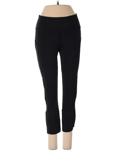 Pre-owned Lululemon Athletica Active Pants In Black
