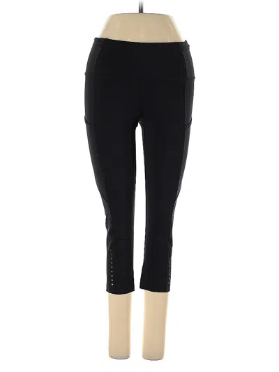 Pre-owned Lululemon Athletica Active Pants In Black