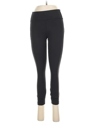 Pre-owned Lululemon Athletica Active Pants In Black