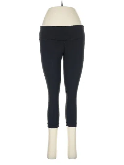 Pre-owned Lululemon Athletica Active Pants In Black