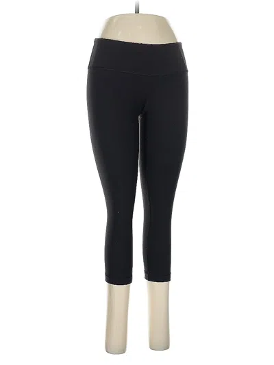 Pre-owned Lululemon Athletica Active Pants In Black