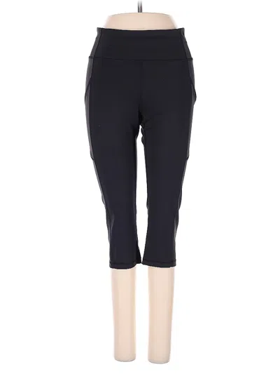 Pre-owned Lululemon Athletica Active Pants In Black