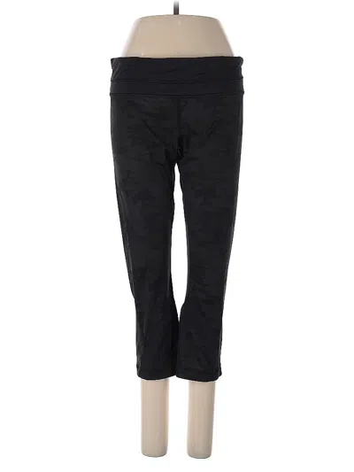 Pre-owned Lululemon Athletica Active Pants In Black