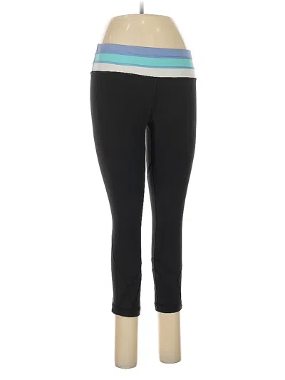 Pre-owned Lululemon Athletica Active Pants In Black