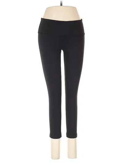 Pre-owned Lululemon Athletica Active Pants In Black