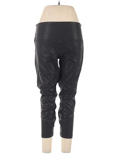 Pre-owned Lululemon Athletica Active Pants In Black