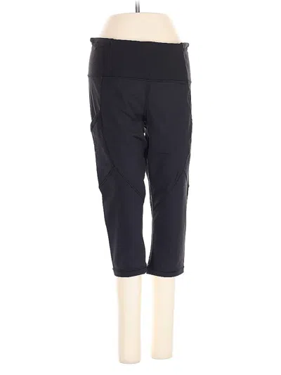 Pre-owned Lululemon Athletica Active Pants In Black