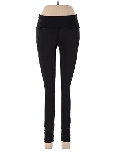 Pre-owned Lululemon Athletica Active Pants In Black