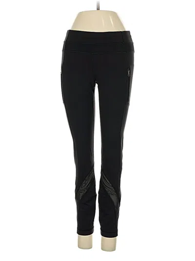 Pre-owned Lululemon Athletica Active Pants In Black