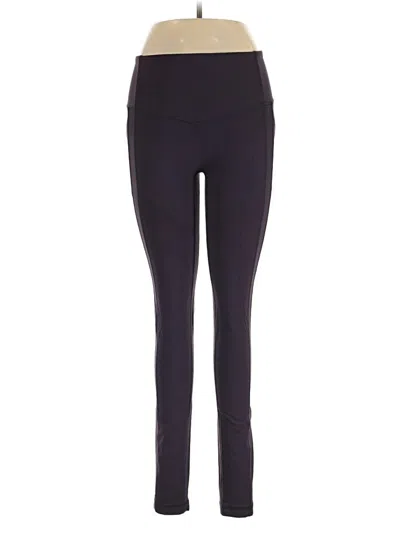 Pre-owned Lululemon Athletica Active Pants In Black