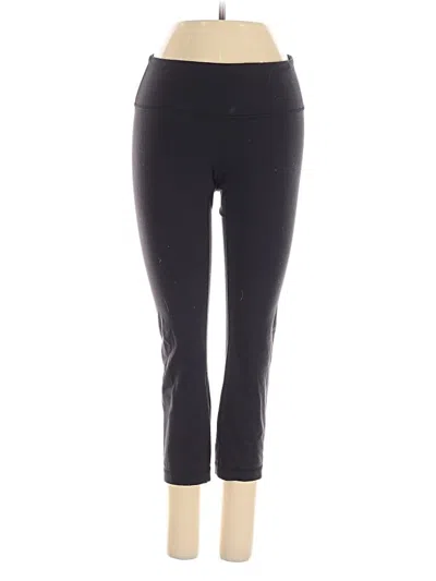 Pre-owned Lululemon Athletica Active Pants In Black