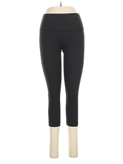 Pre-owned Lululemon Athletica Active Pants In Black