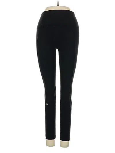 Pre-owned Lululemon Athletica Active Pants In Black