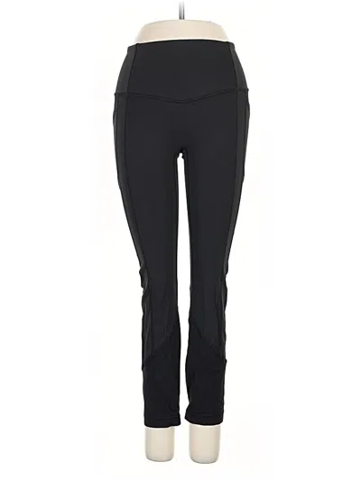 Pre-owned Lululemon Athletica Active Pants In Black