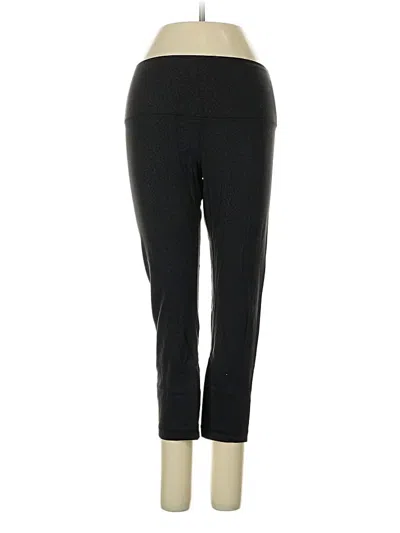 Pre-owned Lululemon Athletica Active Pants In Black