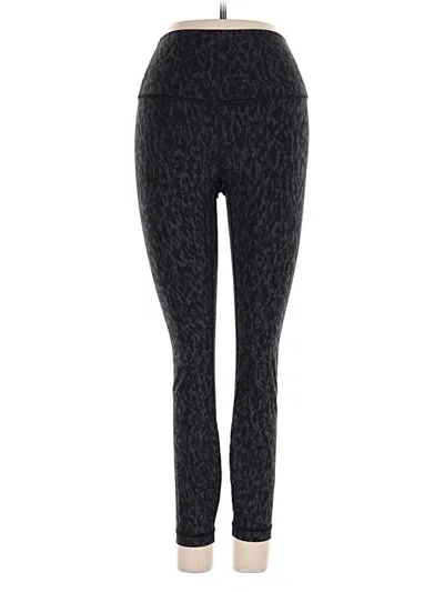 Pre-owned Lululemon Athletica Active Pants In Black