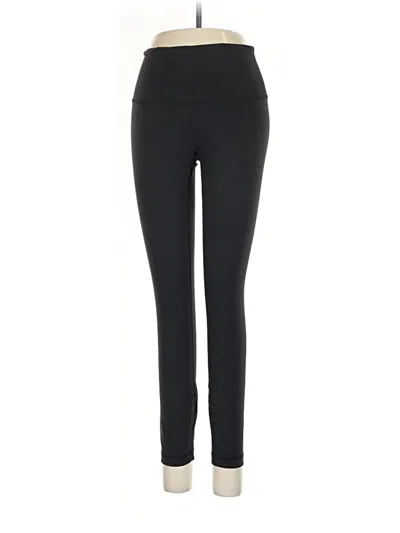 Pre-owned Lululemon Athletica Active Pants In Black