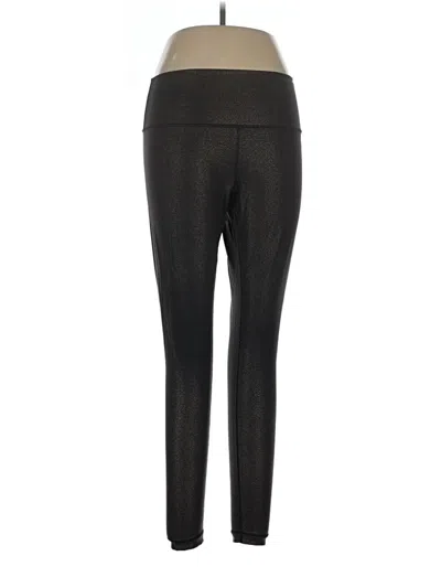 Pre-owned Lululemon Athletica Active Pants In Black
