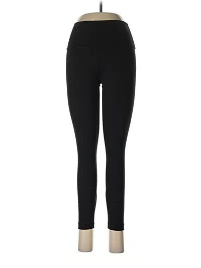 Pre-owned Lululemon Athletica Active Pants In Black