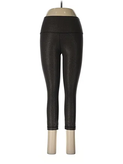 Pre-owned Lululemon Athletica Active Pants In Black